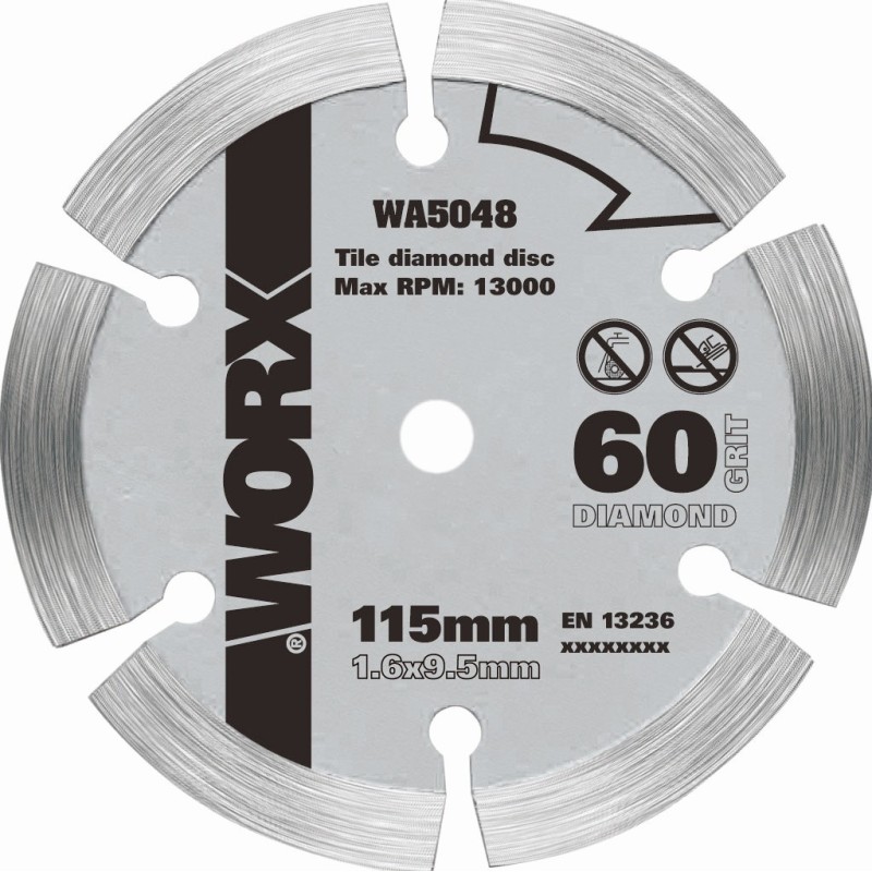 Disco diamante 115mm WORX WX427 WORX WA5048