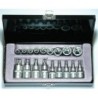 Juego de 18 vasos Torx macho y hembra 3/8 y 1/2 FORCE TOOLS 4192