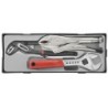 Juego de llaves grip y ajustables en gaveta para carro FORCE TOOLS T5038