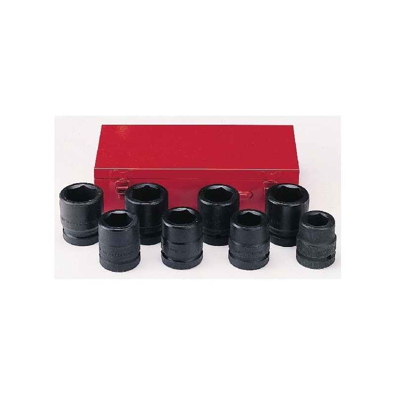 Juego de 8 vasos 1 de impacto Sae FORCE TOOLS 8081S