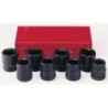 Juego de 8 vasos 1 de impacto Sae FORCE TOOLS 8081S