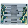 Juego de 10 llaves Allen mango bicomponente FORCE TOOLS 5106B