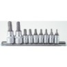 Regleta 9 vasos Torx inviolable 5uds 1/4 y 3/8 FORCE TOOLS 3095