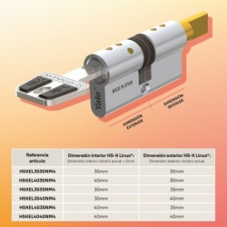 Bombillo Hsk Yal Ak4 75 El40x35 Nm YALE HSKEL4035NM4