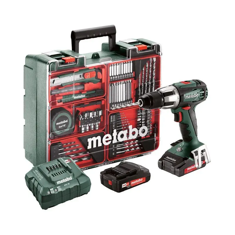 Taladro Atornillador SB 18 LT Set Taller Movil METABO 602103600