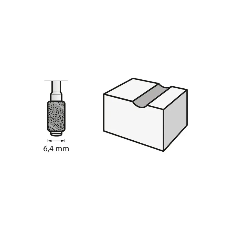 Banda de Lijar G120 6.4mm 438 Mp x6 DREMEL 2615043832