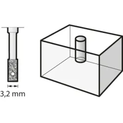 Broca para cristal DREMEL...