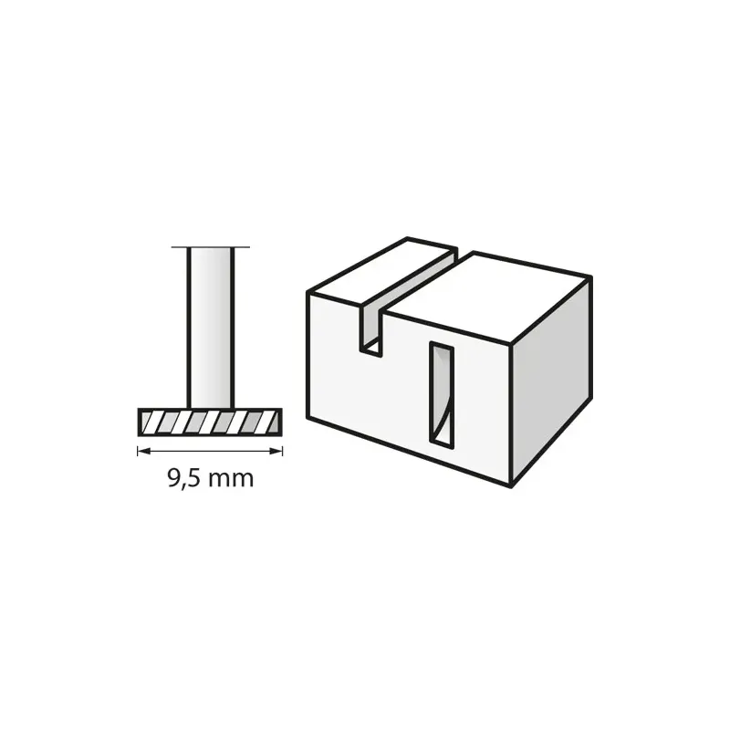 Fresa de Alta Velocidad 9.5mm 199 Mp x2 DREMEL 26150199JA