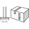 Fresa de Alta Velocidad 9.5mm 199 Mp x2 DREMEL 26150199JA