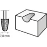 Fresa dientes Estructurados Carburo 7.8mm 9934 DREMEL 2615993432