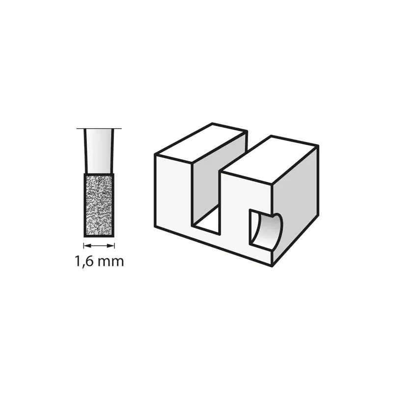 Fresa para Grabar 1.6mm 113 Mp x3 DREMEL 26150113JA