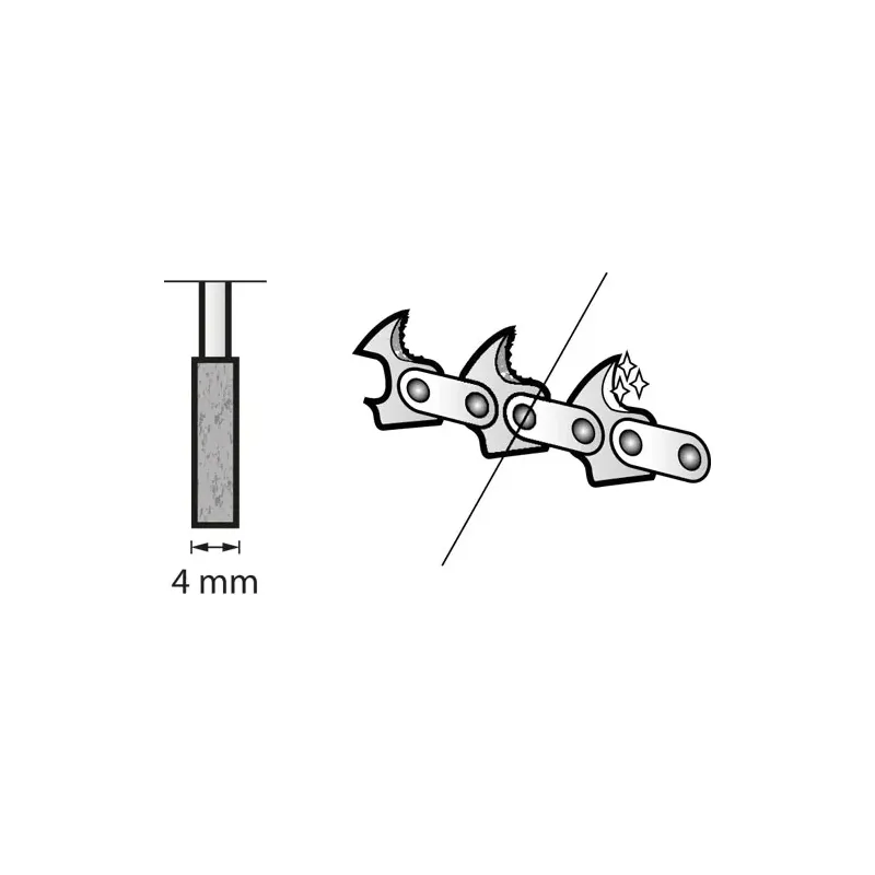Punta amolar para Sierras de cadena 4 453 Mp x3 DREMEL 26150453JA