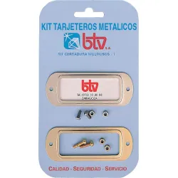 Kit tarjeteros metalicos...