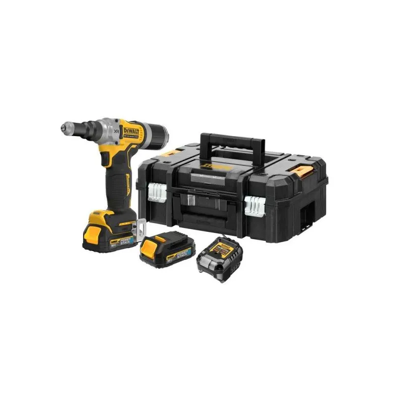 Remachadora xr18V Poser Stac 6.4mm DEWALT DCF414E2GT-QW