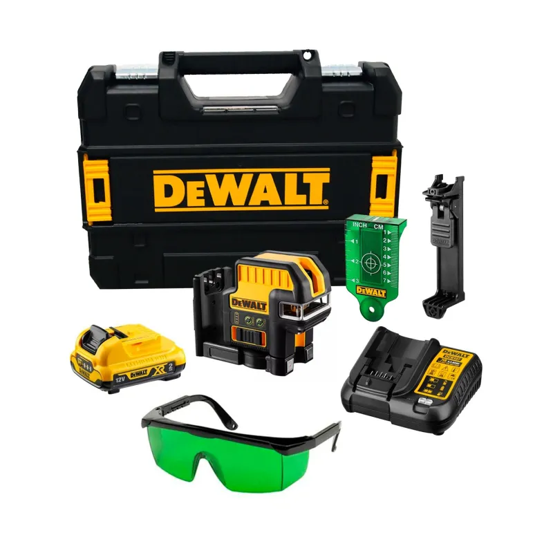 Nivel Laser 10,8V 5 Spot Linea Verde DEWALT DCE0825D1G-QW